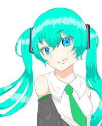 イラストの評価をお願いします中二です初音ミクを描きました イラストの欠点 欠 Yahoo 知恵袋