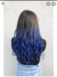 袴の髪色なんですが青色のグラデーションか青色のインナーにしようと思って Yahoo Beauty