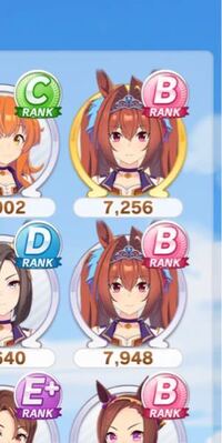 ウマ娘のゲーム 殿堂入りウマ娘のなかで同じキャラなのに金枠の方が評価 Yahoo 知恵袋