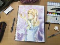 僕にとっての透明水彩でのオリジナルの力作が出来ました 感想 Yahoo 知恵袋