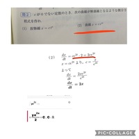 1番下の微分の形になると思ったのですが違いました 解説できたら大変 Yahoo 知恵袋