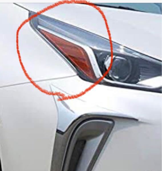 トヨタ　プリウス50後期　純正品　助手席側　ヘッドライト クリア/オレンジ トヨタ プリウス50後期 純正品 助手席側 ヘッドライト クリア/オレンジ