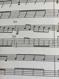 ベースの楽譜に出てくる２ の意味を詳しく教えて下さい 特 Yahoo 知恵袋