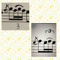 譜面の書き方で質問です 六連符の最初と最後の音符だけ演奏したい場合は タ Yahoo 知恵袋