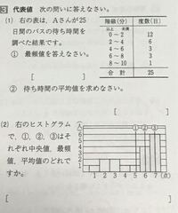 中学数学データの活用 この問題を教えて欲しいです Yahoo 知恵袋