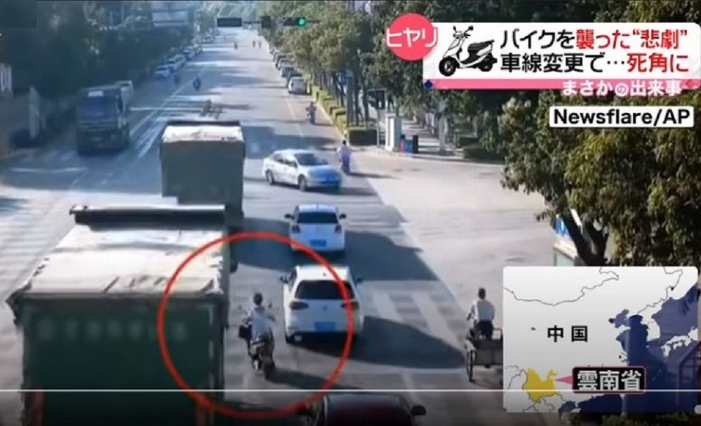 トラック運転士の方にお伺いをいたします 下記動画は電動バイクのライダーが悪 Yahoo 知恵袋