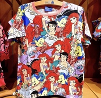 ディズニーキャラクター総柄tシャツのアリエルはディズニーランド シ Yahoo 知恵袋
