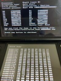3dsでntrを導入したのですが 3 6を押した後 下の写真のようにクラ Yahoo 知恵袋