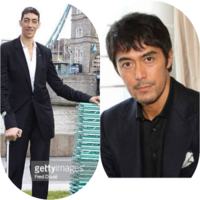 現在のギネスの身長251cmのスルタンキョセンと阿部寛って顔似てる Yahoo 知恵袋