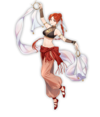 画像のキャラクターが着用している衣装 及び手に持っている帯状の装飾品について Yahoo 知恵袋