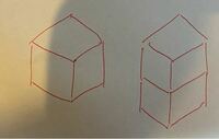 立方体の作り方 添付図の立方体について ワードかエクセルで作成方法を教え Yahoo 知恵袋