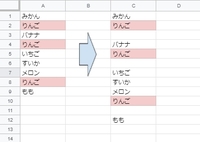 スプレッドシートで 特定の文字を含む行下に空白行を追加する方法こん Yahoo 知恵袋