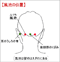 後頭部の左の風池の少し上の部分が痛いです 斜め下向いたりするときに Yahoo 知恵袋