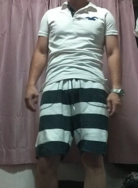 新しいポロシャツ買いました このコーデ 変ですか 体型も少しポッチャリ気味な Yahoo 知恵袋