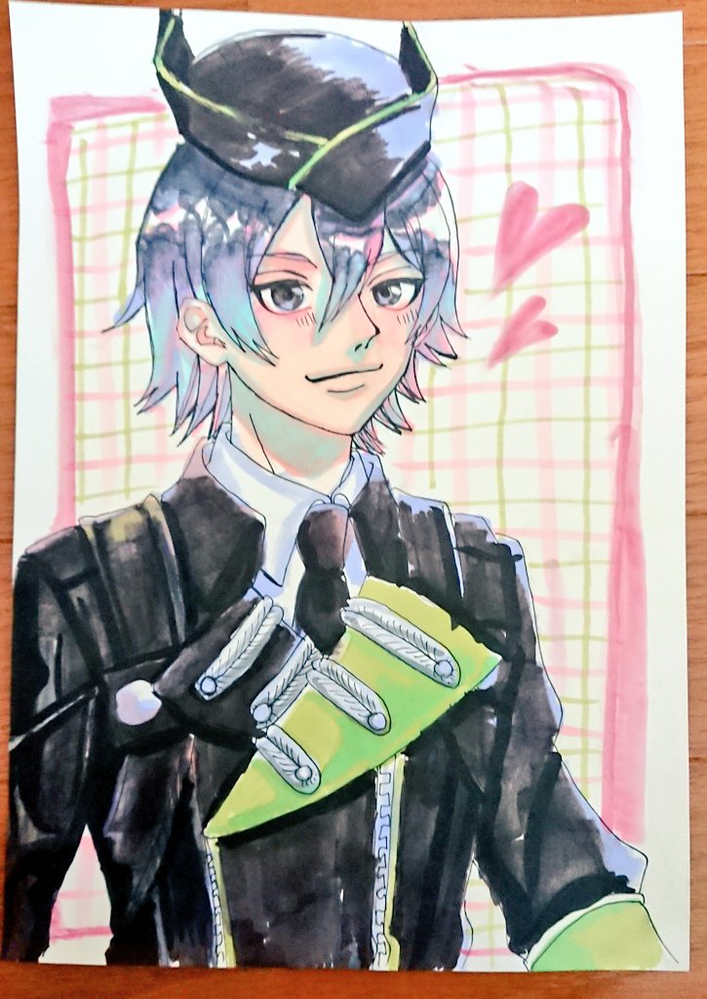 ツイステのシルバー描きました 大分前に描いたものです どうでしょうか Yahoo 知恵袋