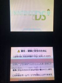 閲覧ありがとうございます 久々に任天堂dsiを起動したところ液晶がこのような Yahoo 知恵袋