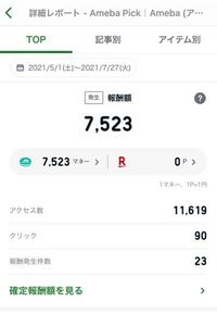 5月からアメーバブログをやっているのですが ずっと確定報酬は Yahoo 知恵袋