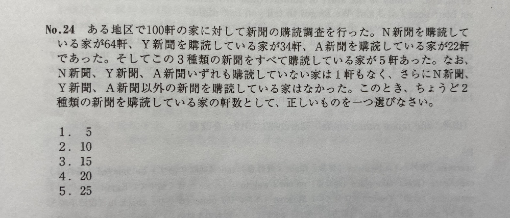 この問題が分かりません。解説お願い致します！