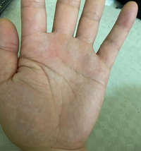 手相見てください 真ん中あるのは五芒星でしょうか また総合的な判断もお願いし Yahoo 知恵袋