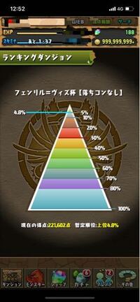 パズドラです 画像はランキングダンジョンの結果です 多分 王冠は無理で Yahoo 知恵袋