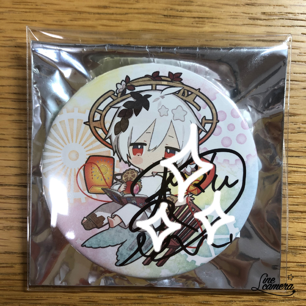 【サイン有】まふまふ 缶バッジ アルファベット m 卸売 通販ゲーム・おもちゃ・グッズ - 【サイン有】まふまふ 缶バッジ