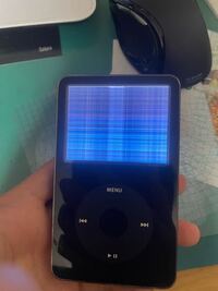 Appleipodが壊れました第五世代です 写真のように砂嵐のように画面 Yahoo 知恵袋