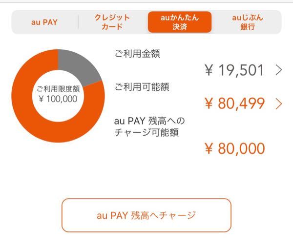 Auの方に質問です 買い物をしたらご利用可能額っていうのから引かれるの Yahoo 知恵袋