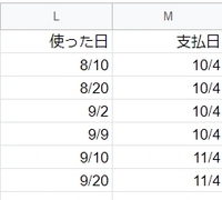 8 10 9 9 10 49 10 10 9 11 4のように スプレッドシ Yahoo 知恵袋