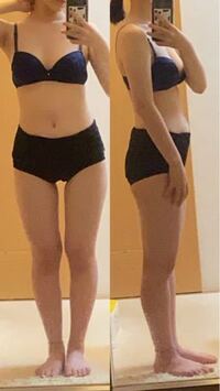 汚い体写ります 152cm46キロです ガタイがいいのが悩みです 華奢になり Yahoo 知恵袋