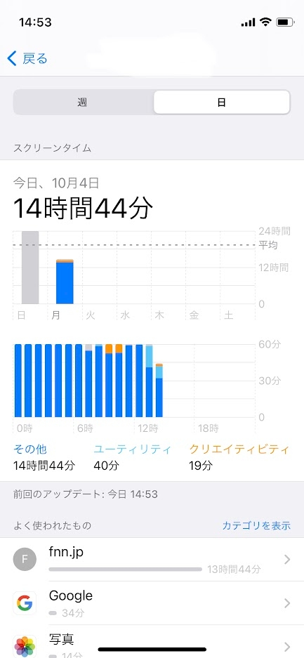 ウイルス Iphone12を使っています ここ数日 スクリーンタイム Yahoo 知恵袋