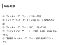 シュタインズ ゲートについて 現在22話まで見終わりました 調 Yahoo 知恵袋