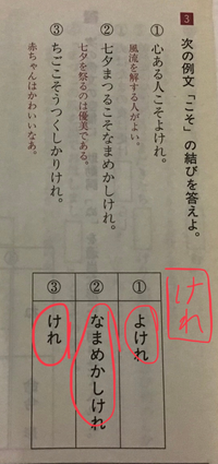 古典文法の質問です この こそ の結びの問題でなぜ 全て けれ ではない Yahoo 知恵袋