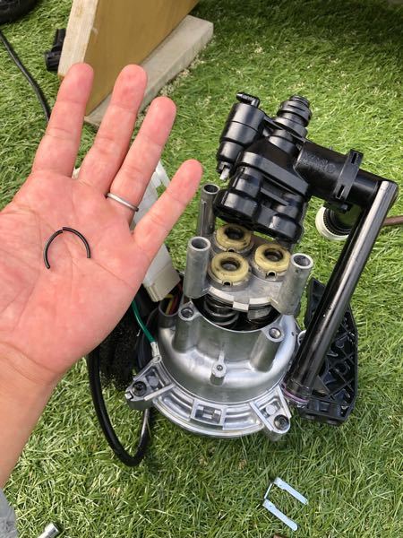 ケルヒャーk3サイレント - 本体からの水漏れがすごく分解したところO