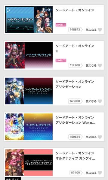 ソードアート オンラインについて 急ぎの回答求めています 見る順番を教え Yahoo 知恵袋