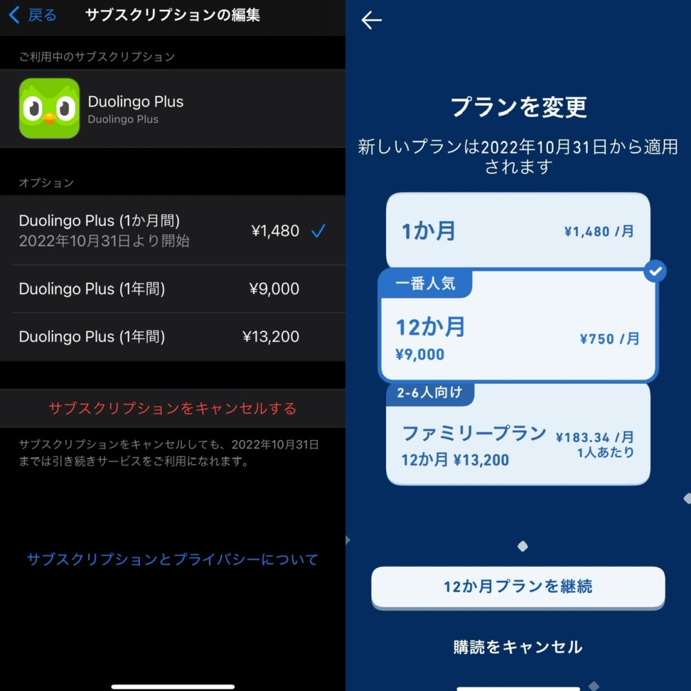 Duolingoとゆう言語学習appの Plus というサブスクリプション Yahoo 知恵袋