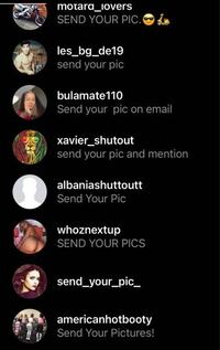 Instagramに投稿すると 最近良く海外アカウントからsendpicとい Yahoo 知恵袋