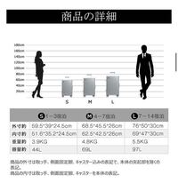 スーツ ケース オファー 158cm どれくらい