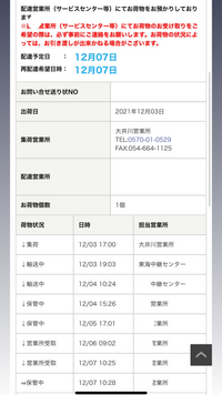 こんばんは 佐川急便で営業所受け取りに変更する旨の電話を日曜にしたのですが Yahoo 知恵袋