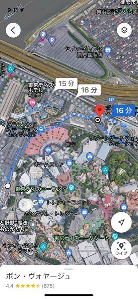 ディズニーランドバスターミナルウェストからボンブォヤージュまでは徒歩でどのく Yahoo 知恵袋