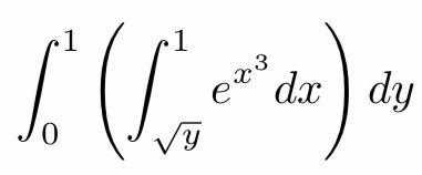 xの積分がまず不可能っぽいのですがこの累次積分はどうやるのでしょうか？