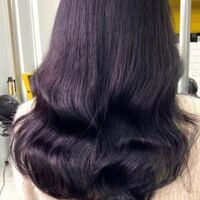 至急 髪を紫色に染めたいのですが ブリーチなしで写真のような色にな Yahoo Beauty