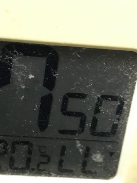 温度計と湿度が 湿度ががL L %になってますが、何ですか？