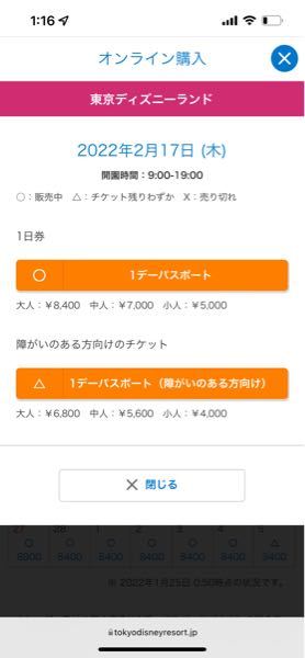 ディズニーランドのチケット なぜ 2月17日のみ19時までなん Yahoo 知恵袋