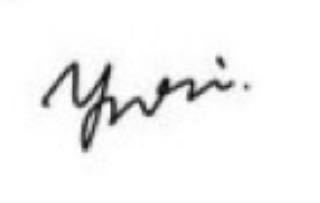 このサインのイラストレーターさん、ご存知ですか？ 筆記体が読めず、イラストレーターさんの名前を読めません。