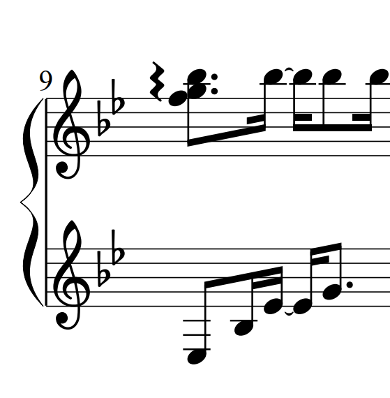 私はまらしいさんに憧れて最近ピアノを独学で始めました。 楽譜は読めるようになりました。いま「空想少女への恋手紙」という曲を練習中ですがいきなり弾きたい曲を練習するのはよくないのでしょうか？ というのも、この曲の前奏が終わってメロディに入ったところ(添付画像)で左手と右手のリズムが違うのです。これが全くできません。右手の二分の一、三分の一、くらいなら何とか弾けました。この添付画像の部分のような複雑なリズムが左手にある譜面はどのように練習すればいいのでしょうか？ご教授ください。