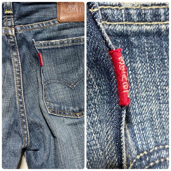 Levisの上下、タグ付き 質問お願いします！ - リーバイスのデニムなのですがタグが上下逆さ
