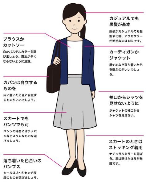地方公務員 国家公務員の女性はこの様な服装が一番多いですよね こんばん Yahoo 知恵袋