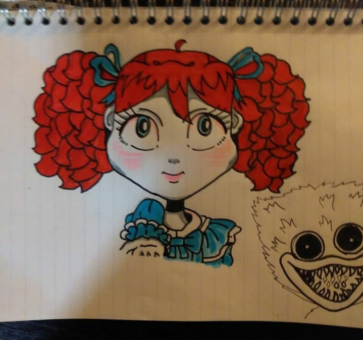 小学5年の娘の絵です。絵を描くのが好きなようでずっと描いています