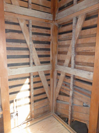 和室の土壁がはがれた箇所を補修しようとしています 断熱材をいれた後ですが Yahoo 知恵袋