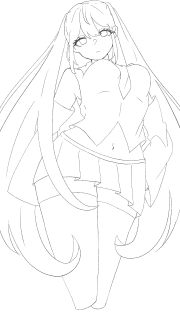 イラスト赤ペン 添削お願いしますm M 初音ミクです ち Yahoo 知恵袋